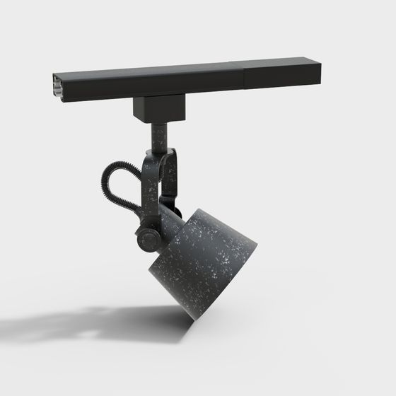 Elegant Track Light 3D Model for Modern Interiors