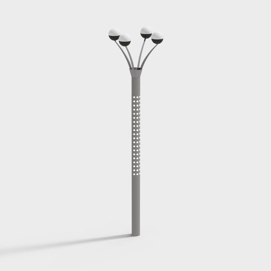 Urban Glow 3D Model Street Lamp
