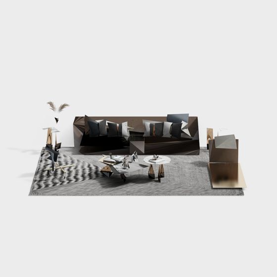 Urban Loft Suite 3D model