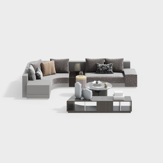 Urban Living Room 3D model