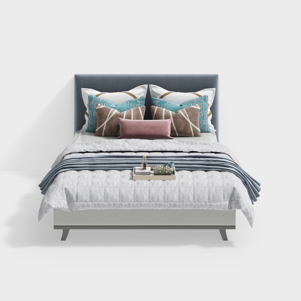 Skandinavisches Schlafzimmer Doppelbett