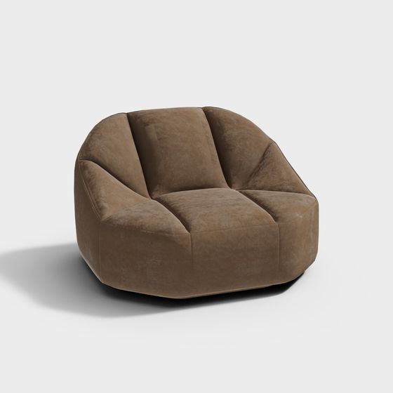 Modern Lazy Brown Sofa