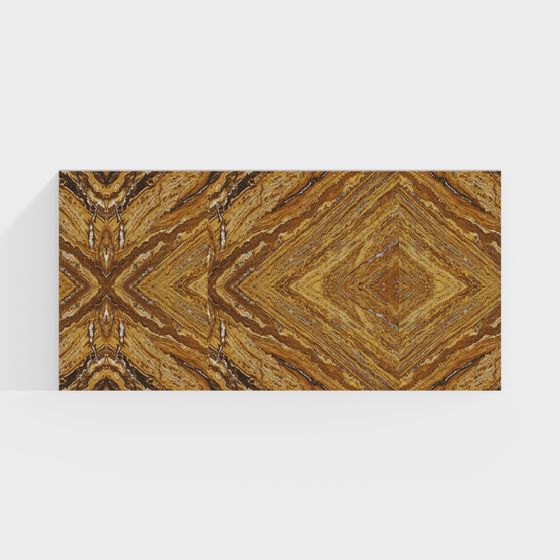 Golden Tapestry 3D model for Creative Projects