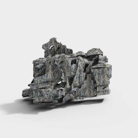 Rugged Cliff 3D model