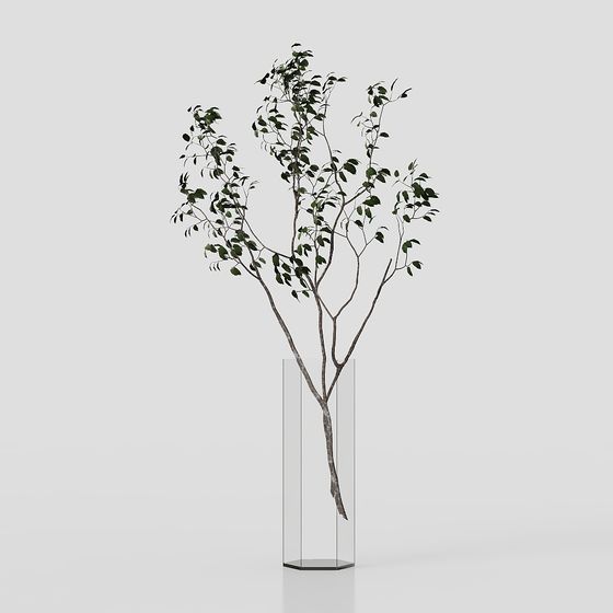 Vibrant Nature Tree 3D Model