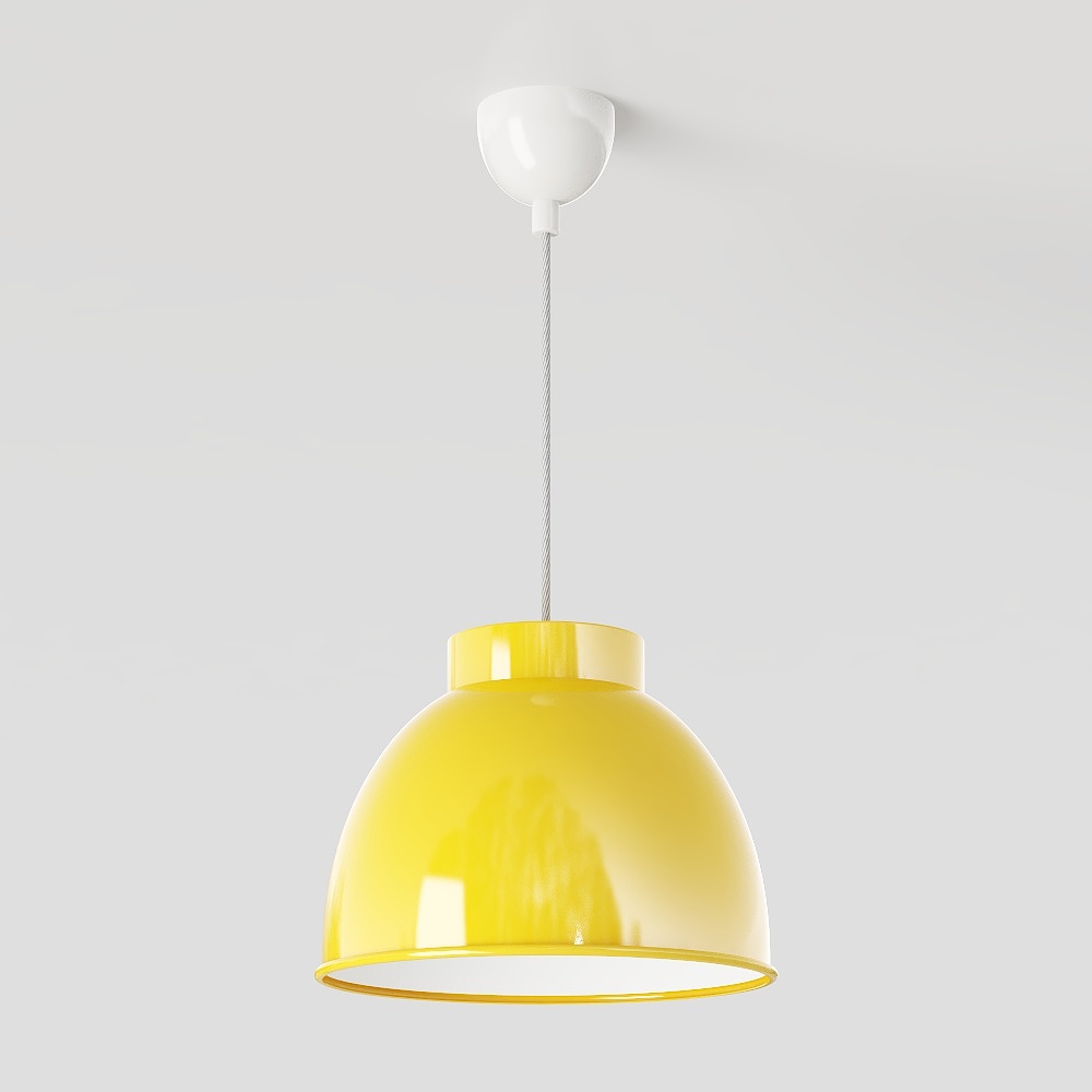 โคมไฟระย้าสีเหลืองสมัยใหม่