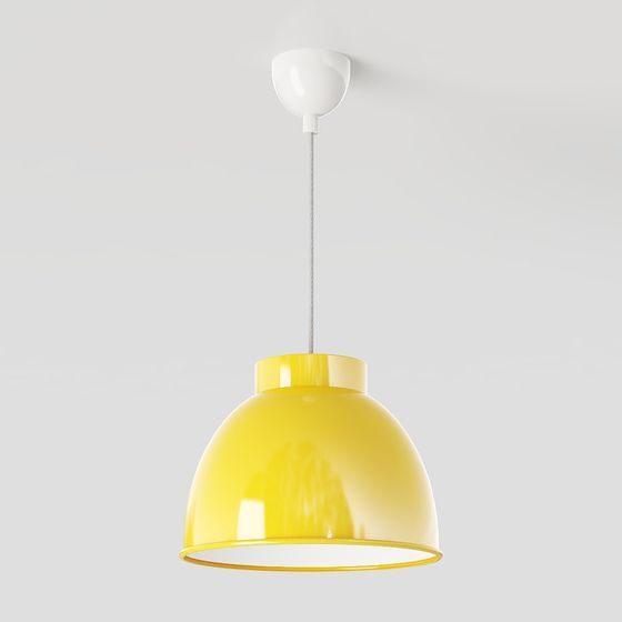 โคมไฟระย้าสีเหลืองสมัยใหม่