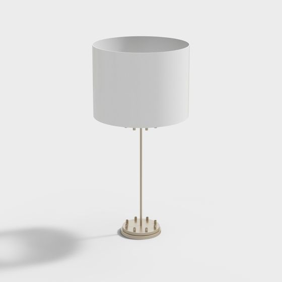 Elegant Modern Table Lamp 3D Model