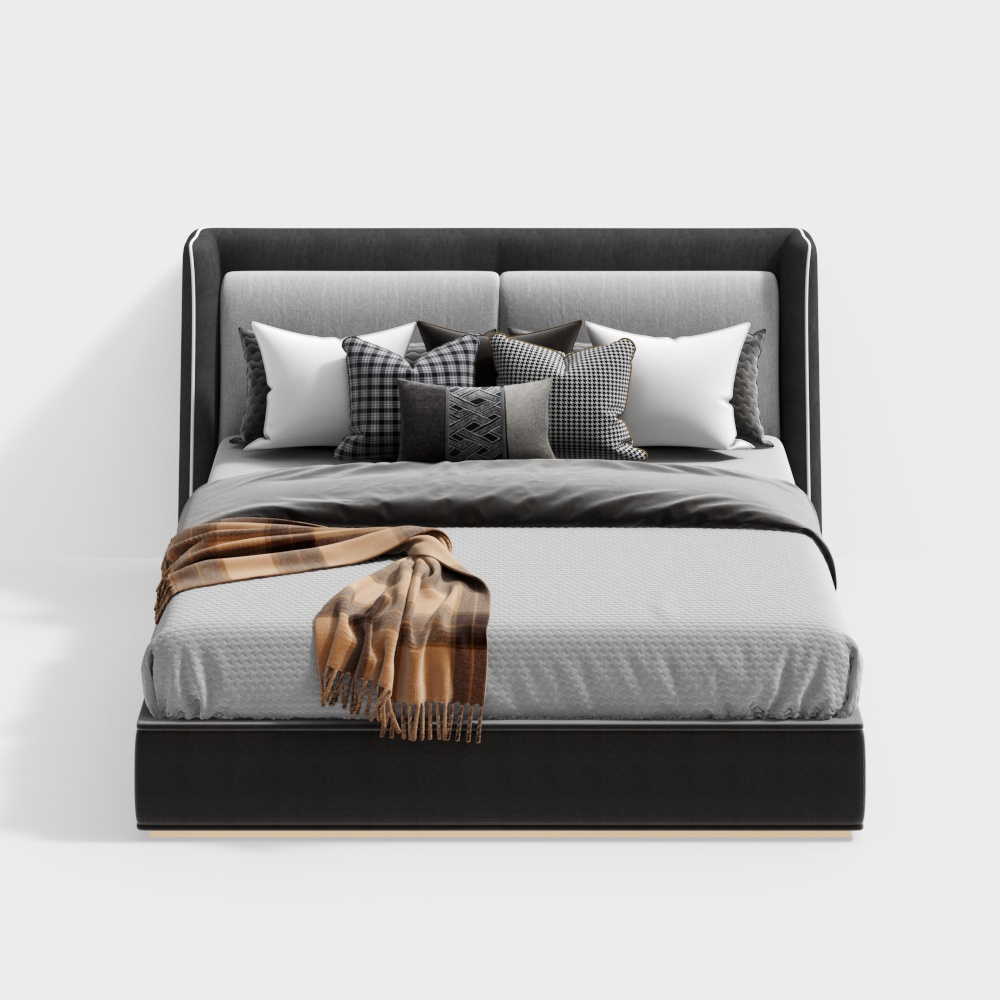 Italian-Style Double Bed for the Bedroom