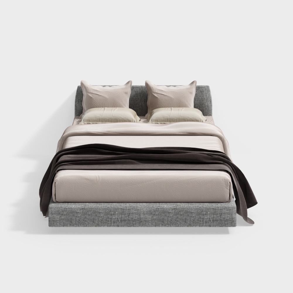 Scandinavian Bedroom Double Bed