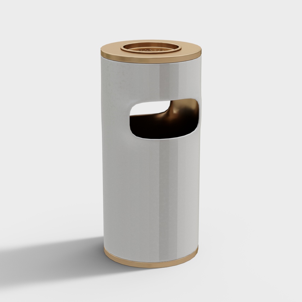 Outdoor Public Trash Can