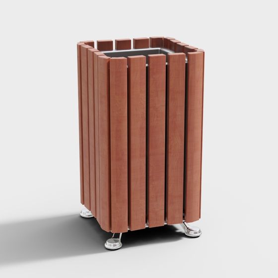 Urban Light Trash Can 3D model