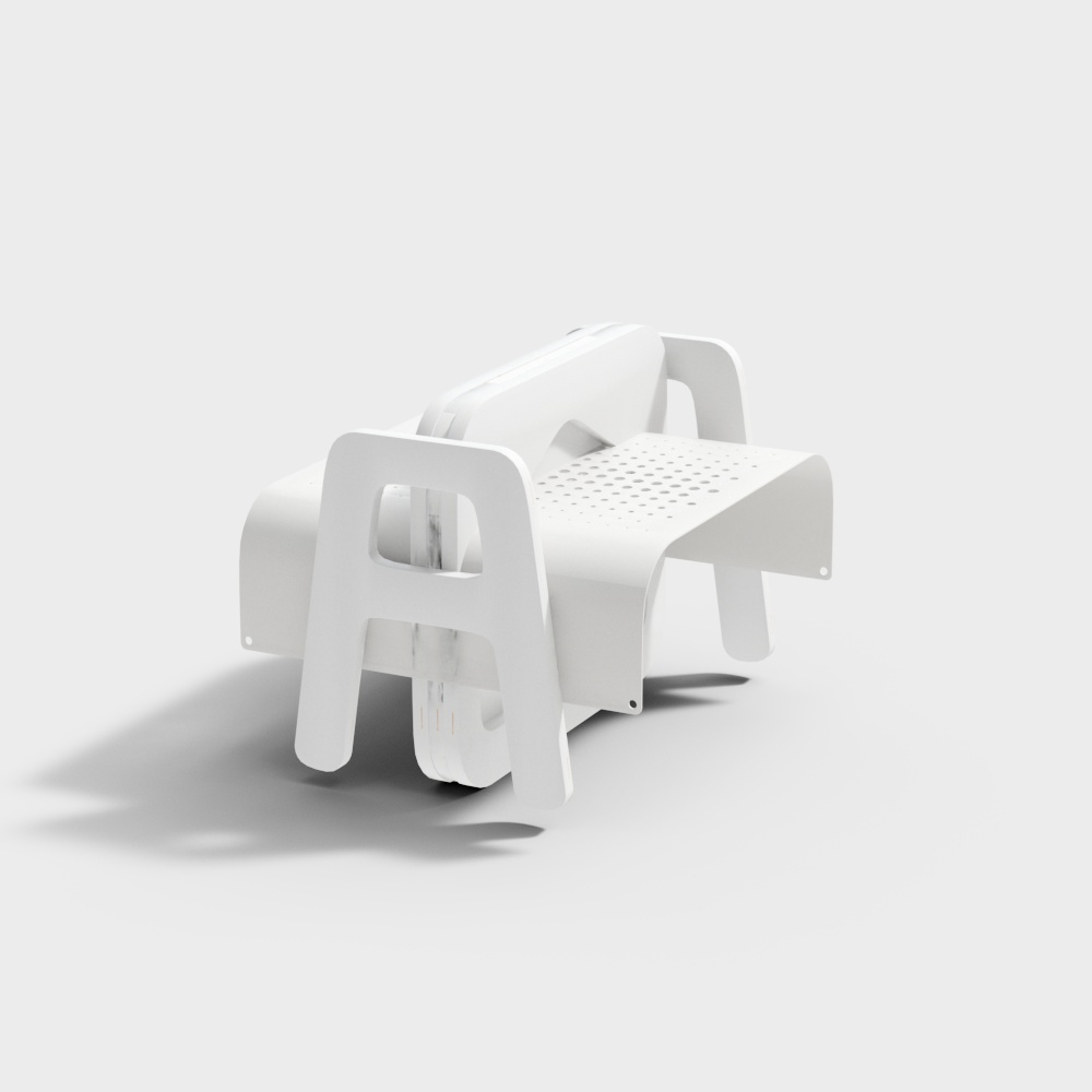 Urban Bench 3D model