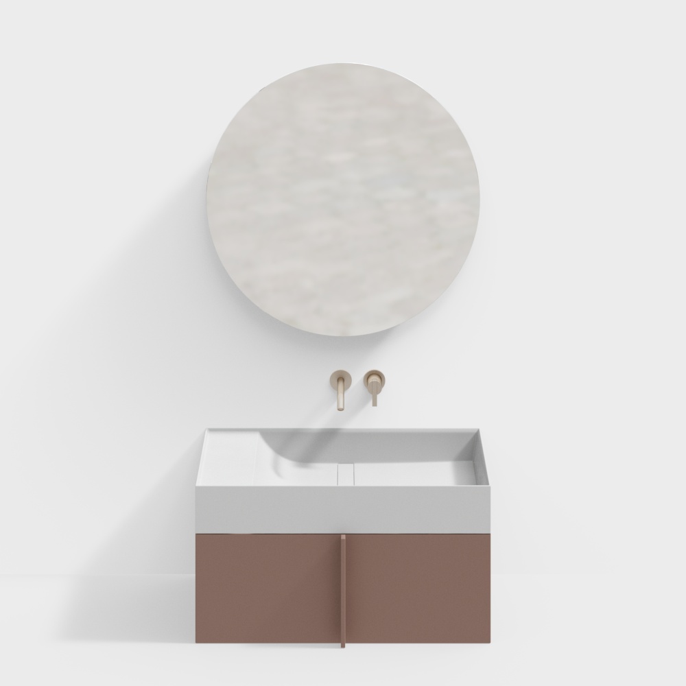 Moderne Badezimmer Schrankkombination