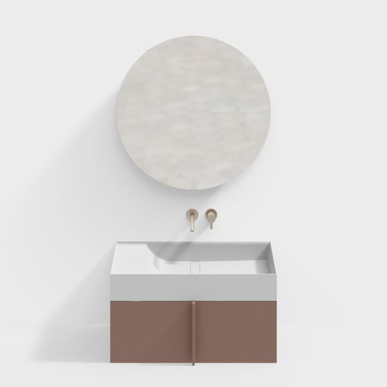 Moderne Badezimmer Schrankkombination