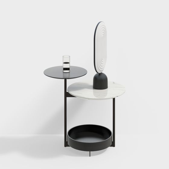 Urban Corner Side Table 3D Model