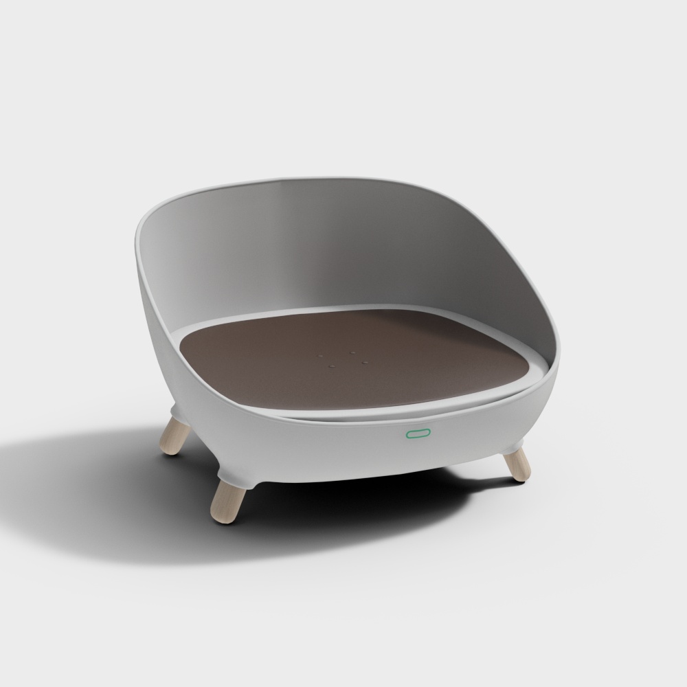 Grey cat house cattery