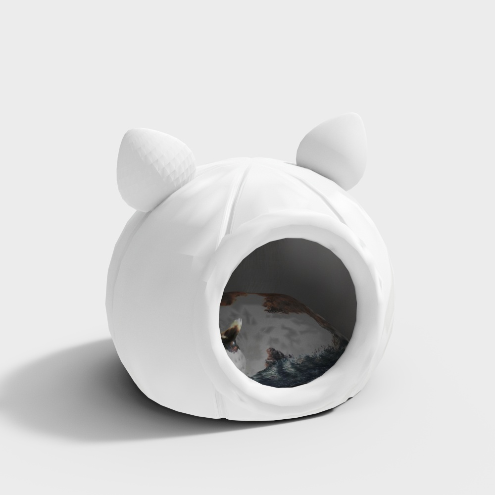 グレーのキャットハウス