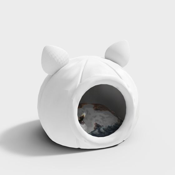 グレーのキャットハウス