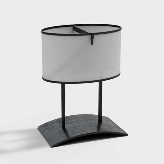 Elegant Low-Polygon Round Table 3D model