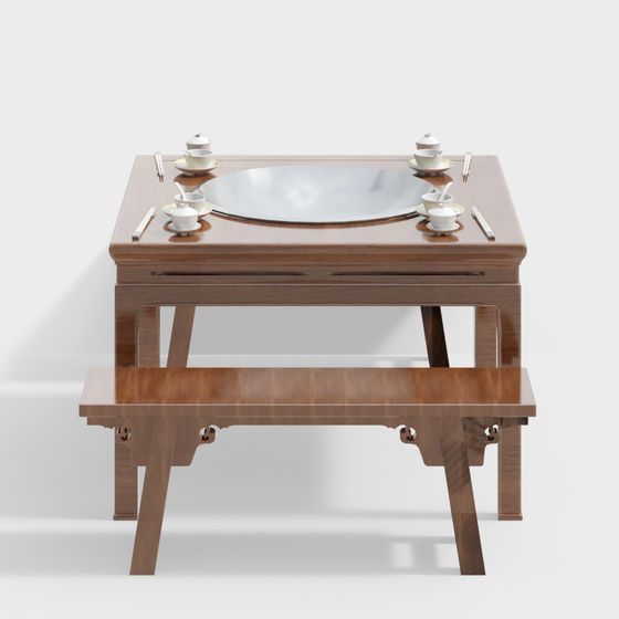  комплект столов и стульев для ресторана китайского хот-пота