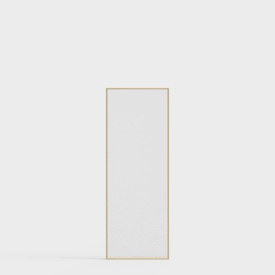 Water Ripple Glass Partition in Wood Color