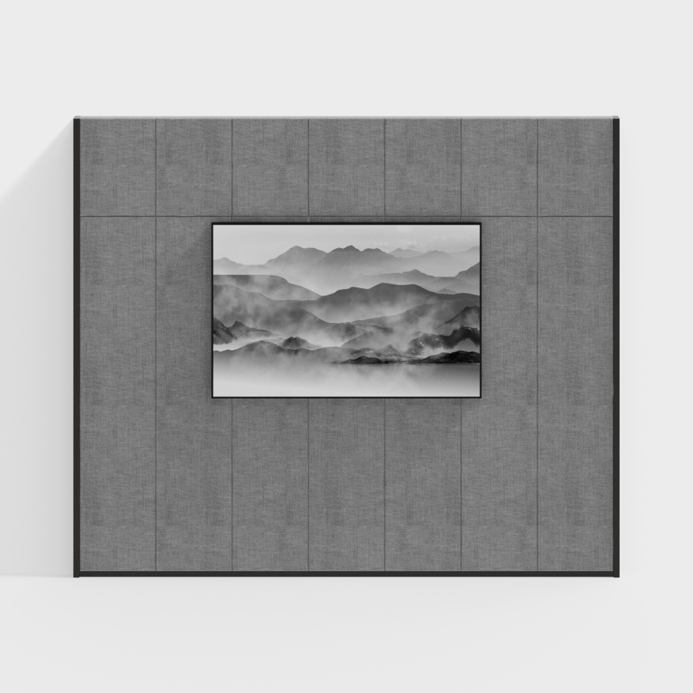 New Chinese-Style Office Decoration Background