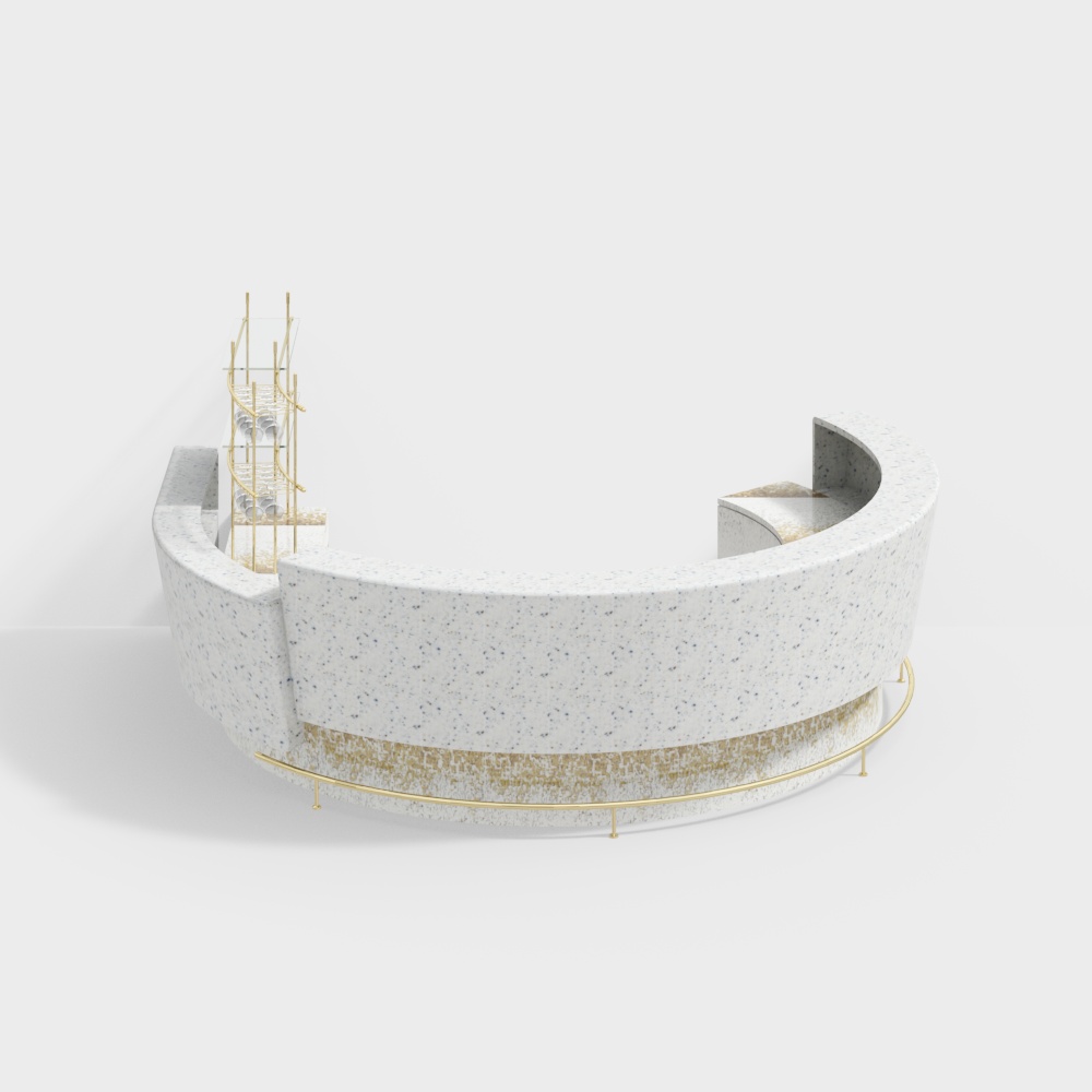 モダンなホテルラウンジバー