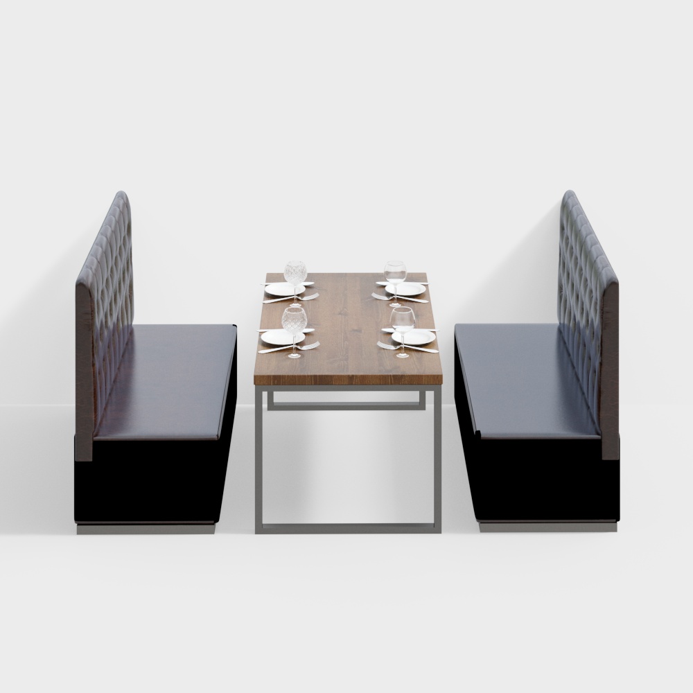 Hot Pot Restaurant Table and Chair Set