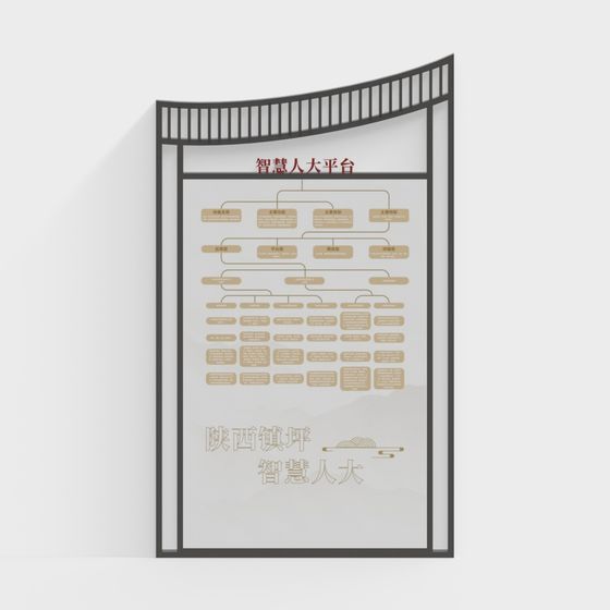 Elegant East Asian Inspired 3D Model