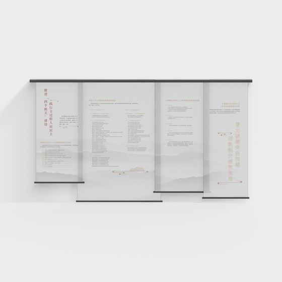 Stylish Low-Poly Wall 3D Model for Design Projects