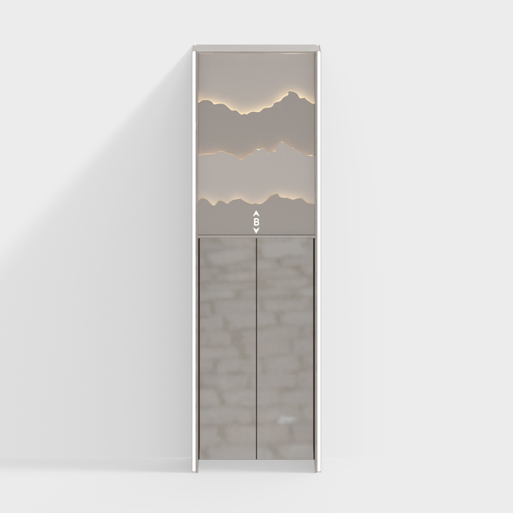 Modern Light Luxury Elevator Lobby Door