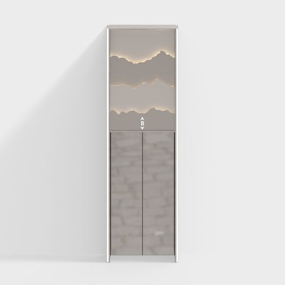 Mountain Shadow Cabinet 3D model