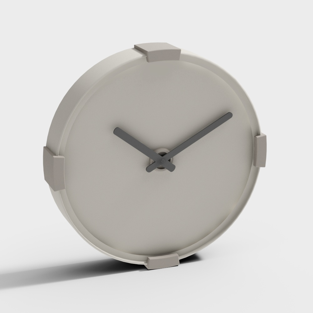 Minimalist bedroom clock
