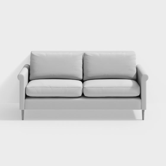 Modern Low-Polygon Sofa 3D model