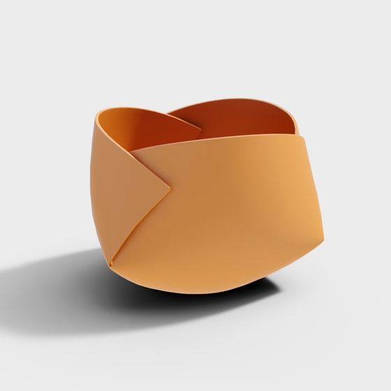 Origami Bowl 3D model
