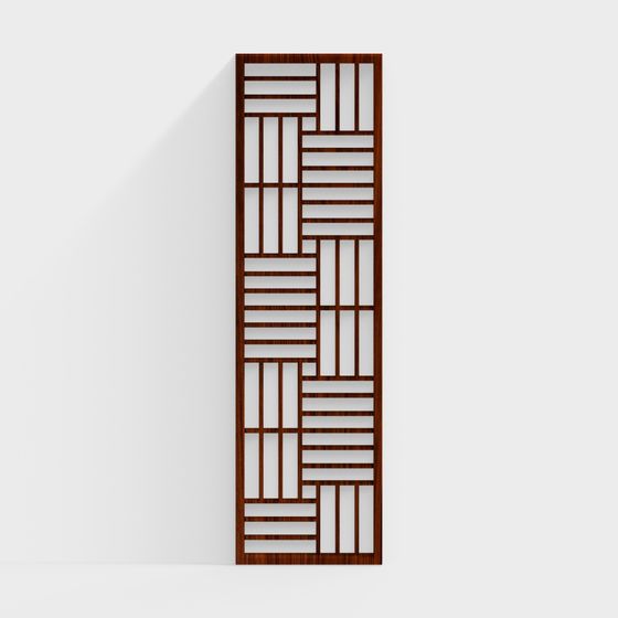 Geometric Light and Shadow Screen 3D model