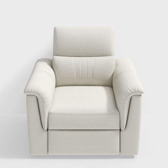 Minimalist Armchair 3D model for Modern Interiors