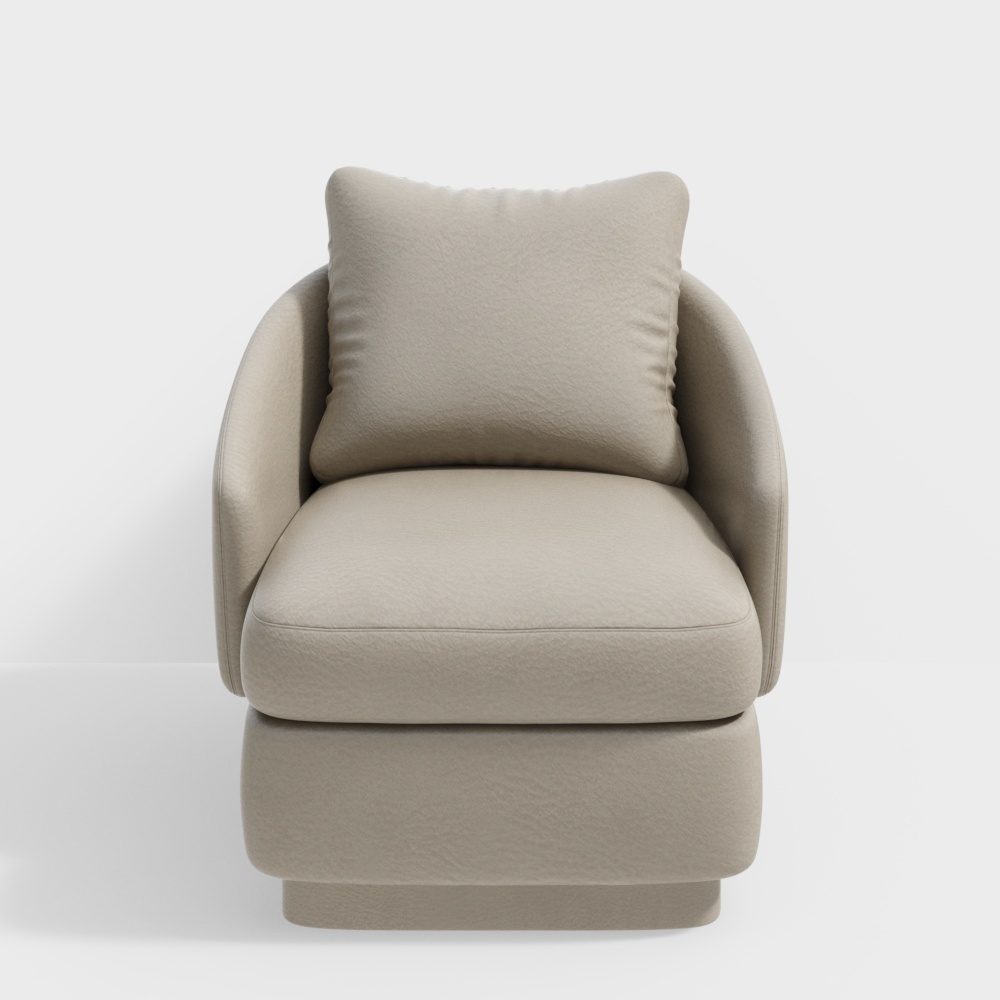 Sofá individual de sala de estar simple