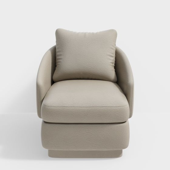 Sofá individual de sala de estar simple