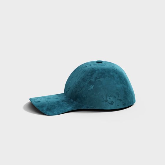 Stylish Low-Poly Baseball Cap 3D model