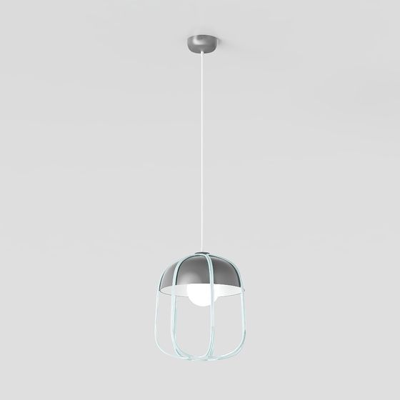 Stylish Polygonal Chandelier 3D model