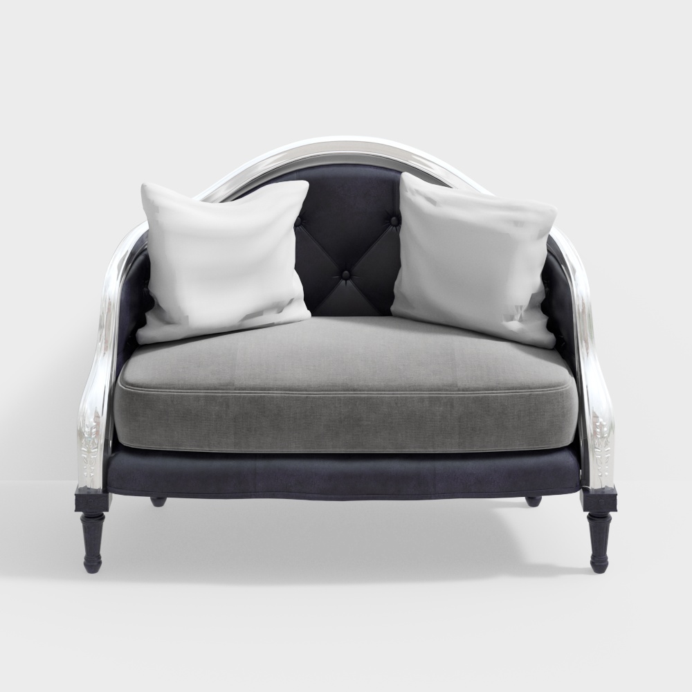 Simple living room single sofa