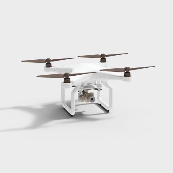 Stunning Low-Polygon Drone 3D model Design