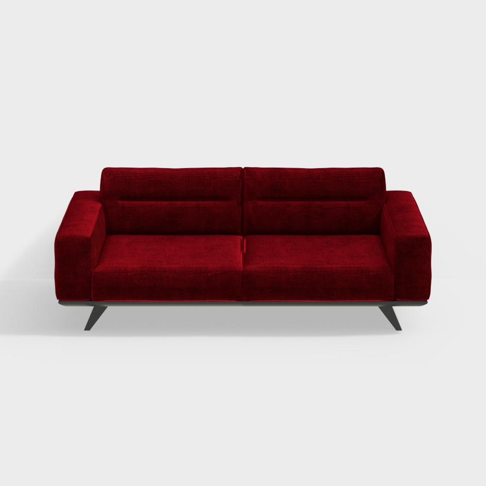 NATUZZI C006 Adrenalina Red love sofa