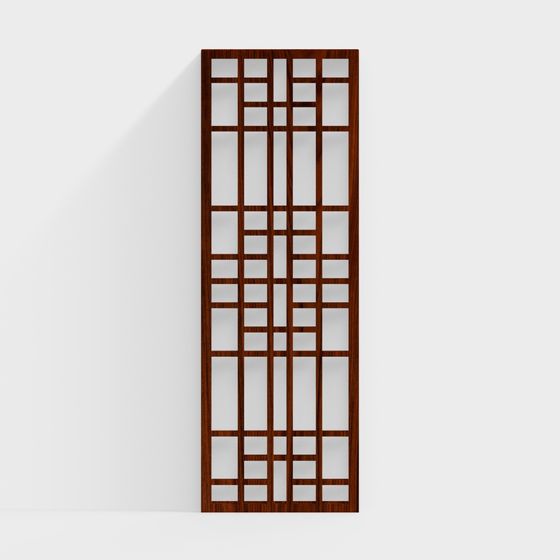 Geometric Screen 3D Model for Modern Spaces
