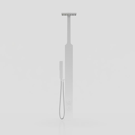 Minimalist Shower Head 3D model