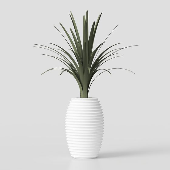 Modern Green Plant 3D Model