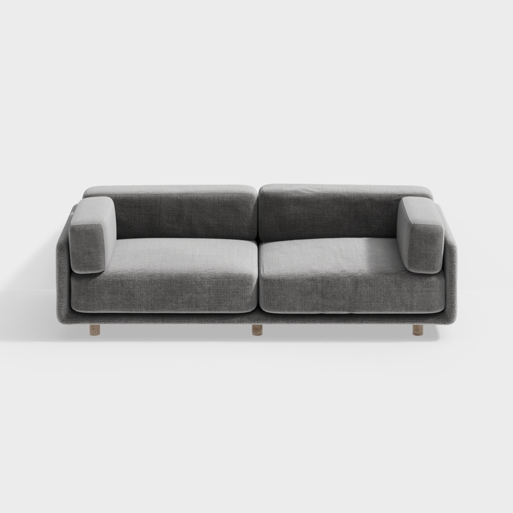 Italian style living room multi person sofa