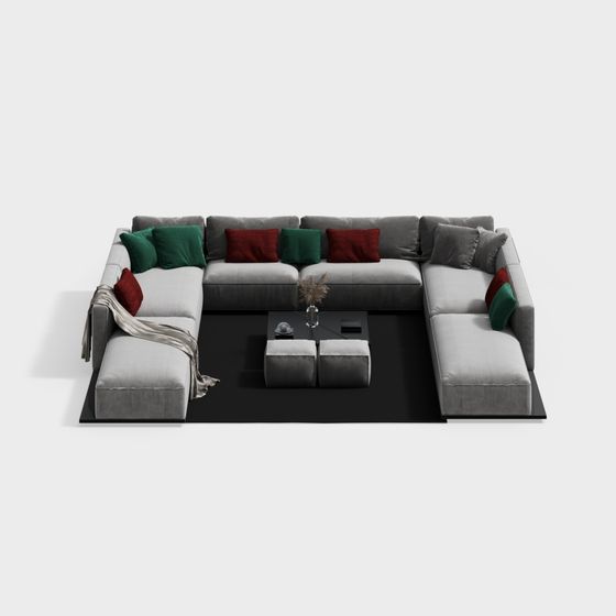 意大利風格客廳組合沙發